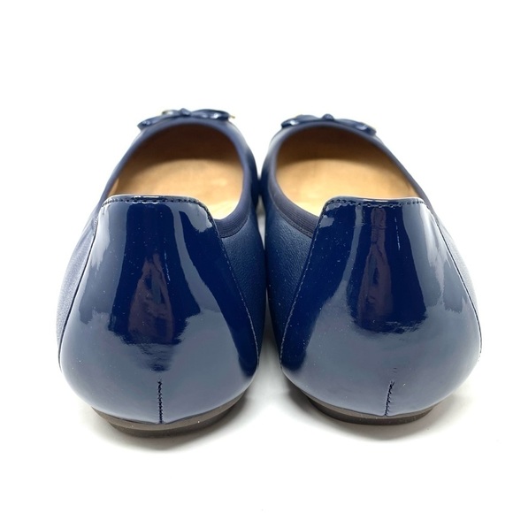 Vionic Spark Minna Leather Ballet Flat Navy - Picture 4 of 7